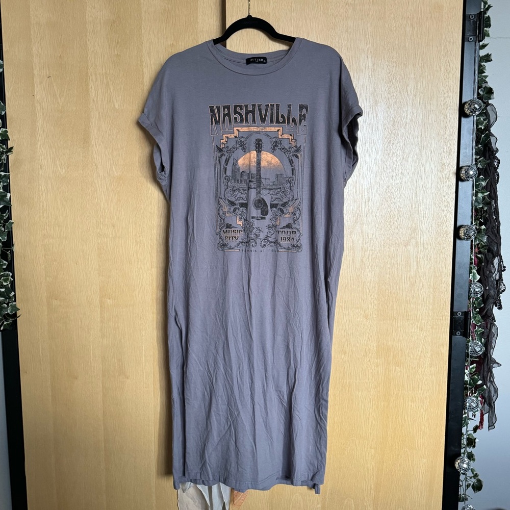 midi nashville tshirt dress